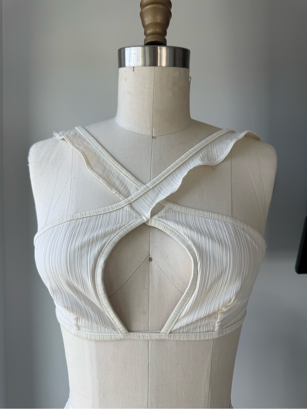 For Love & Lemons swim Cross-Front Bikini Top